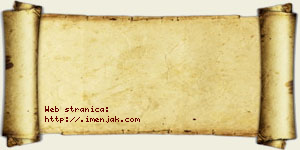 Danijela Mančić vizit kartica